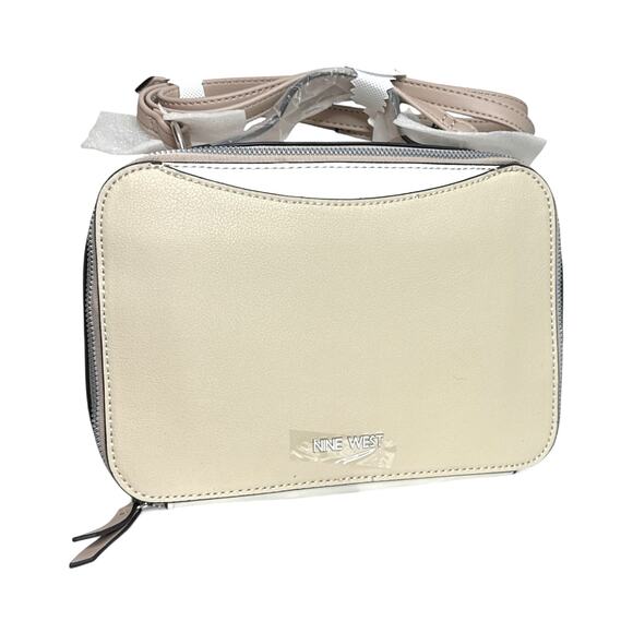 Nine West Nadette Mini Crossbody Cream NWT - Picture 1 of 4